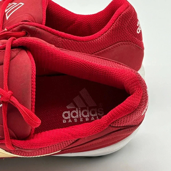 Men’s Size 15 Adidas Red Spinner lV Steel Baseball Softball Cleats NWOB - Picture 8 of 11